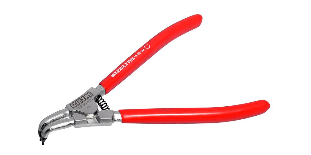 İZELTAŞ DIŞ SEGMAN PENSESİ YAYLI EĞRİ 210 MM