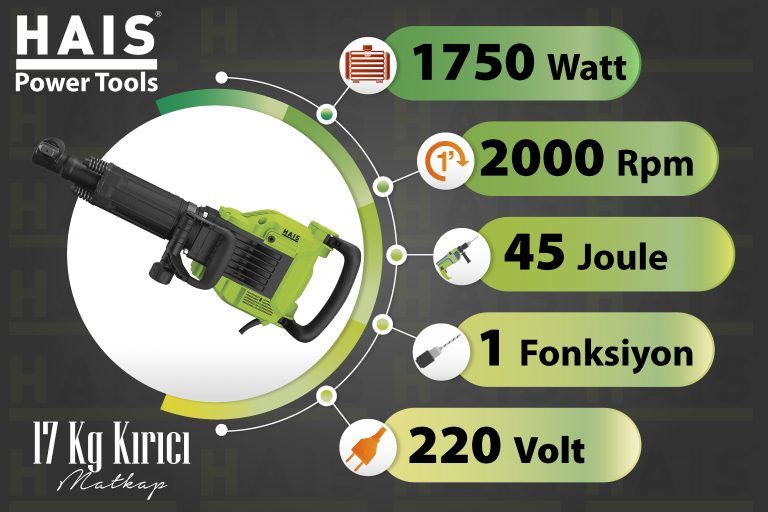 HAIS KIRICI MATKAP BDH1600 17 KG