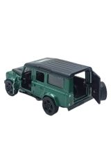 Metal Jeep Çek Bırak Özellikli Açılır Kapılı 11cm. Oyuncak Metal Jeep Yeşil