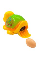 Oyuncak Kaplumbağa Yumurtlayan Çarpıp Dönen Müzikli Işıklı Kaplumbağa 17cm.