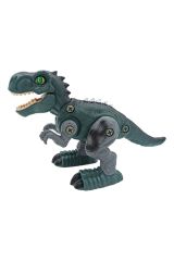 Eğlence Dolu Kumandalı Oyuncak Dinozor Sesli, Işıklı ve Pilli Matkabıyla Sök-Tak Özellikli 30cm.
