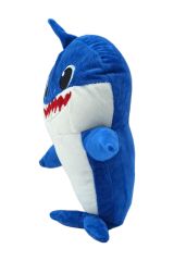 Denizin Derinliklerinden Gelen Sevimli Yol Arkadaşı: Oyuncak PELUŞ Mavi Renkli Köpekbalığı 30cm.