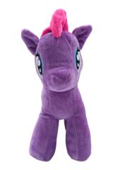 Eğlence Dolu Maceralar İçin Asılabilir Oyuncak Mor Renkli Peluş Pony Figürü 23cm.