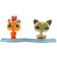 Littlest Pet Shop Minişler 2li Standlı Oyuncak Miniş Karakterleri
