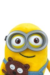 Minions Hayranlarının Favorisi: Bob - Oyuncak Peluş 22cm. Kafasında Vantuzlu Minions Bob Figürü