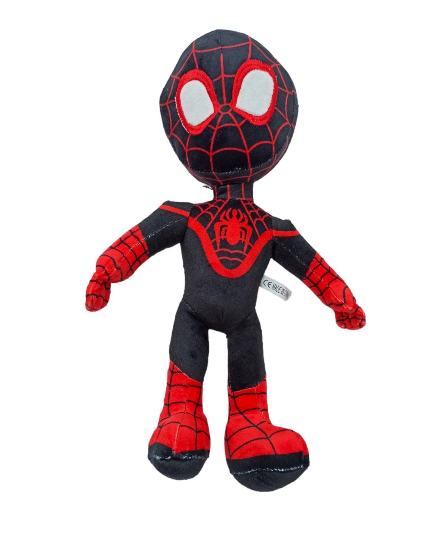 Spiderman Peluş İçi Dolgulu Örümcek Adam Peluş Kaliteli İthal 35cm. Siyah
