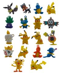 Pokemon Pikachu Oyuncak Pokemon Go Karakteri 18 Figür Ve 24 Kart Hediyeli