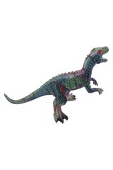 Büyüleyici Dinozor Dünyası: Yumuşak Plastik Büyük Boy 47cm. Sesli Velociraptor Oyuncak Dinozor