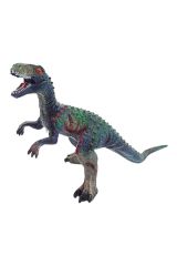 Büyüleyici Dinozor Dünyası: Yumuşak Plastik Büyük Boy 47cm. Sesli Velociraptor Oyuncak Dinozor