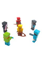 Büyük Maceralar Küçük Figürlerde: 5 cm. boyunda Legolarla Uyumlu 6lı Minecraft Figür Seti