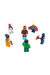 LEGO Tutkunlarını Heyecanlandıran Set: 5cm. Avengers 6lı Figür ve Aksesuarları Oyun Seti