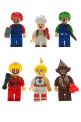 Legolarınıza Renk Katacak: Süper Mario ve Arkadaşları 6lı Figür Seti 5cm.