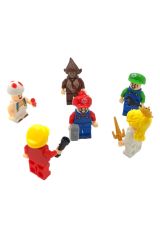 Legolarınıza Renk Katacak: Süper Mario ve Arkadaşları 6lı Figür Seti 5cm.