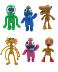 Rainbow Friends Aksiyon Figür Oyuncakları 6lı Set