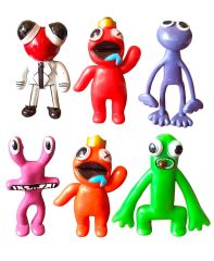 Rainbow Friends Aksiyon Figür Oyuncakları Rainbow Friends 6 Figür