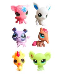 Littlest Pets Shop Minişler 6 Lı Oyuncak Miniş Ailesi 3.Model