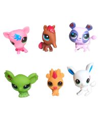 Littlest Pets Shop Minişler 6 Lı Oyuncak Miniş Ailesi 3.Model