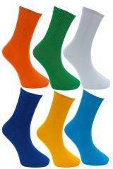 Çorap Tutkunlarına Özel: 6lı Rengarenk Yumuşacık Çorap Seti