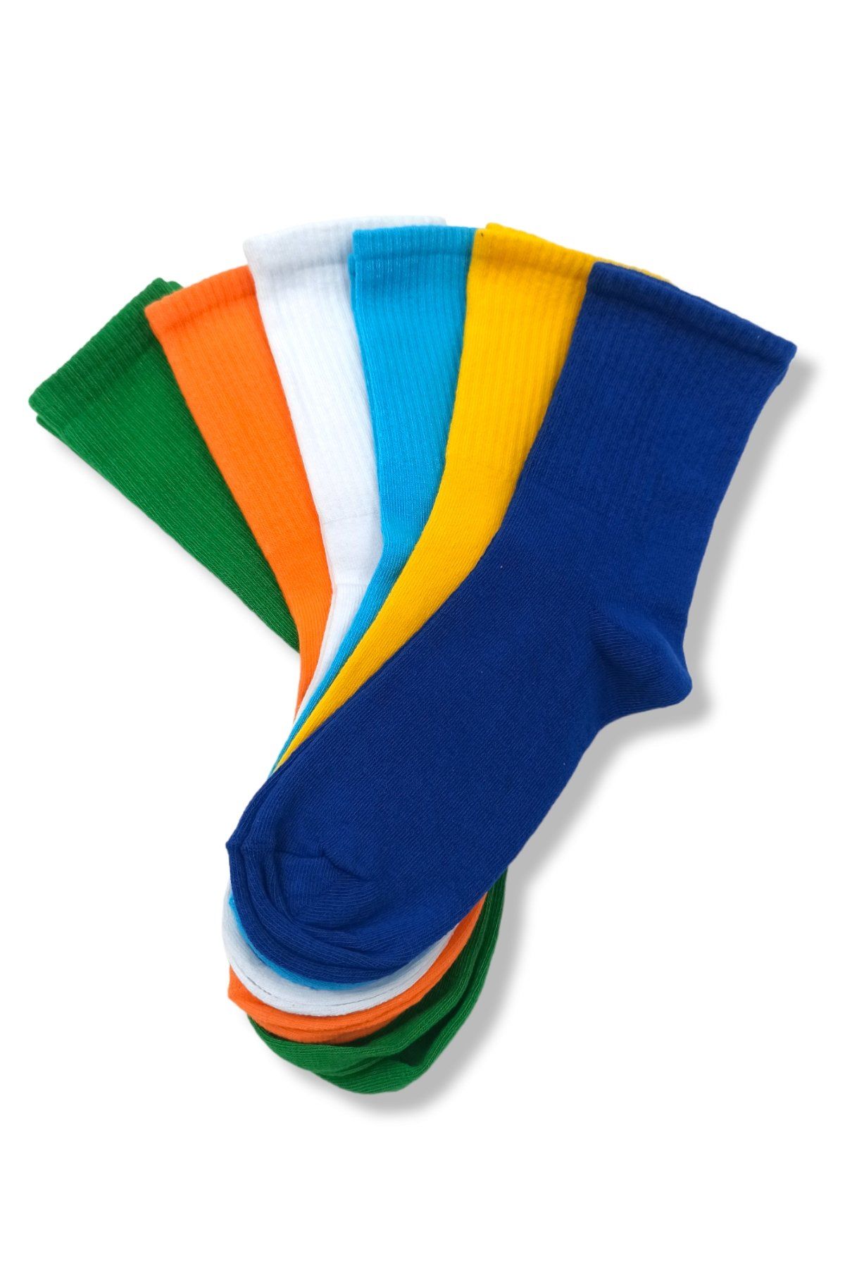 Çorap Tutkunlarına Özel: 6lı Rengarenk Yumuşacık Çorap Seti
