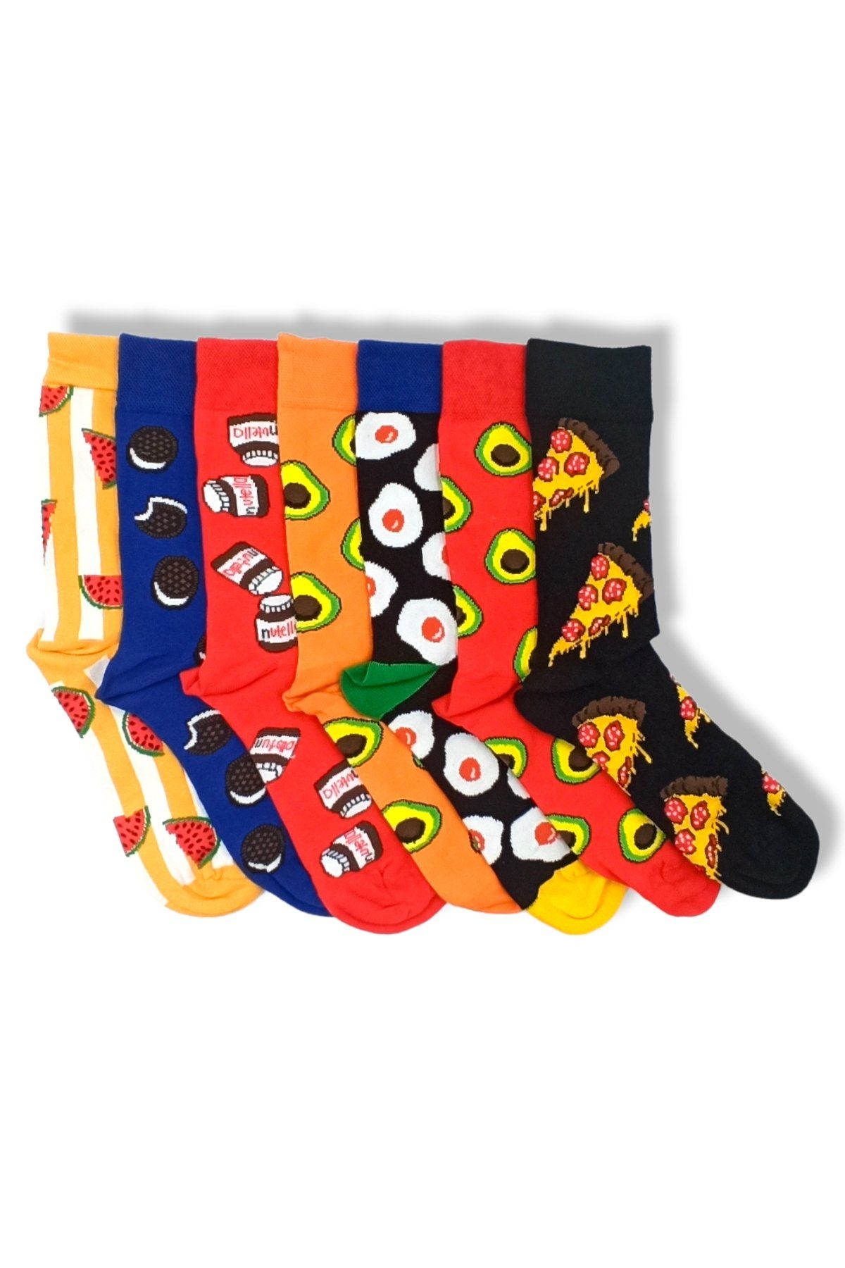 Adımlarınıza Renk Katın: 7li Yumuşacık Tasarım Çorap Seti