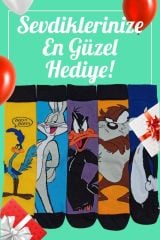 Özel Tasarım, Maksimum Konfor: 5li Çizgi Karakter Çorap Seti Sizi Bekliyor