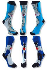 Özel Tasarım, Maksimum Konfor: 5li Çizgi Karakter Çorap Seti Sizi Bekliyor