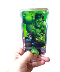Oyuncak Hulk Suda Halka Geçirme Oyunu Su Atarisi Yeşil Dev Adam Hulk Temalı 14x7cm.