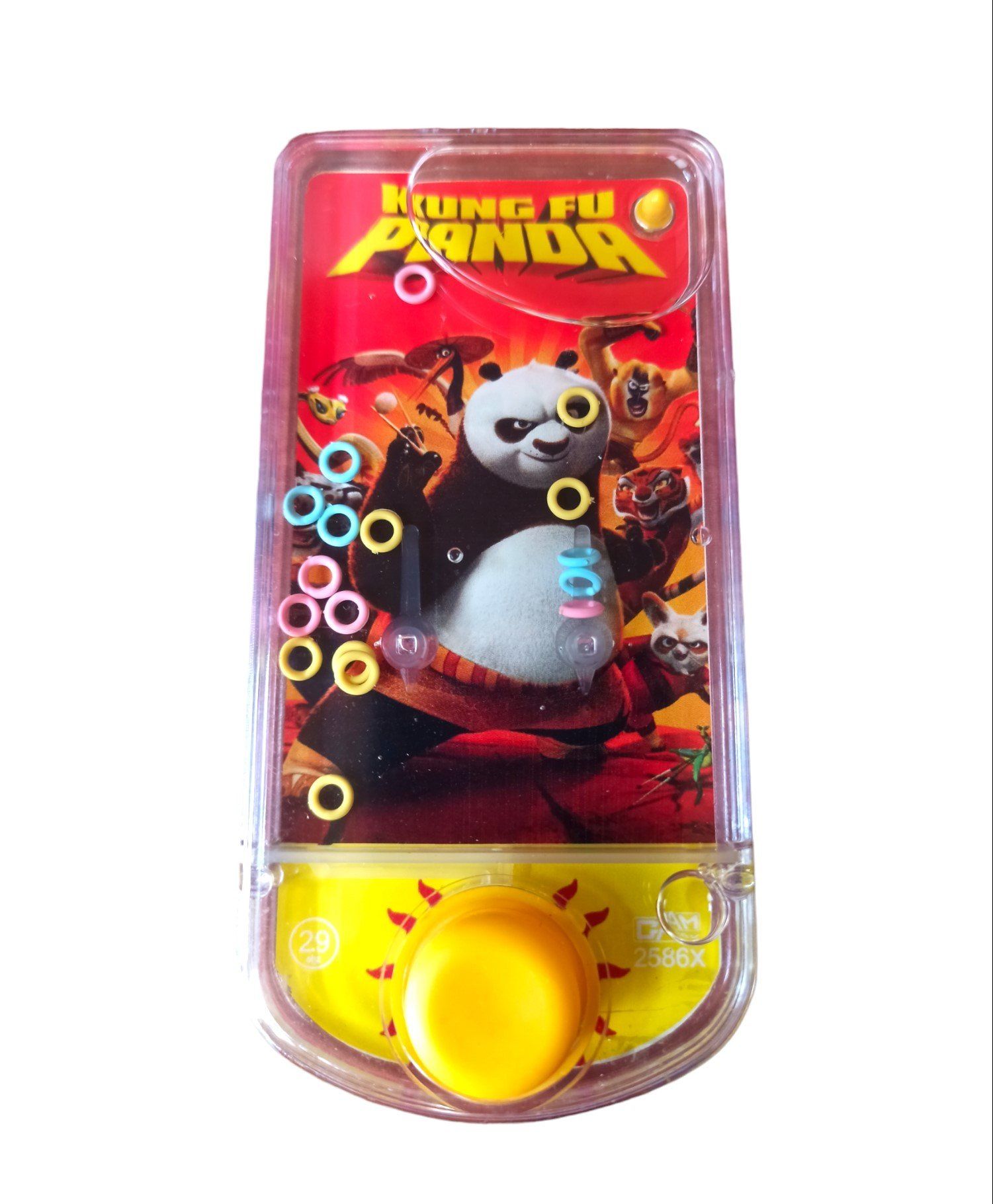 Oyuncak Kung Fu Panda Temalı Halka Geçirme Oyunu Su Atarisi Kung Fu Panda 14x7cm.