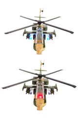 Güçlü, Dayanıklı ve Gerçekçi Oyuncak Metal Savaş Helikopteri Işıklı Sesli 20cm.