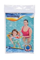 Bestway 56 cm Deniz Desenli Simidi ile Çocuklar Güvenle Yüzsün!