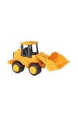 Oyuncak Iş Makinaları Seti Dozer, Kepçe, Mikser Ve Kamyon, Sürtmeli 4'lü Set