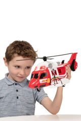 Küçük Kahramanlara Büyük Maceralar: Sesli ve Işıklı 36 cm İtfaiye Helikopteri