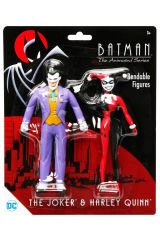 Kaosun Dansı: Bükülebilir Joker ve Harley Quinn Figürleri ile Akrobatik Pozlar