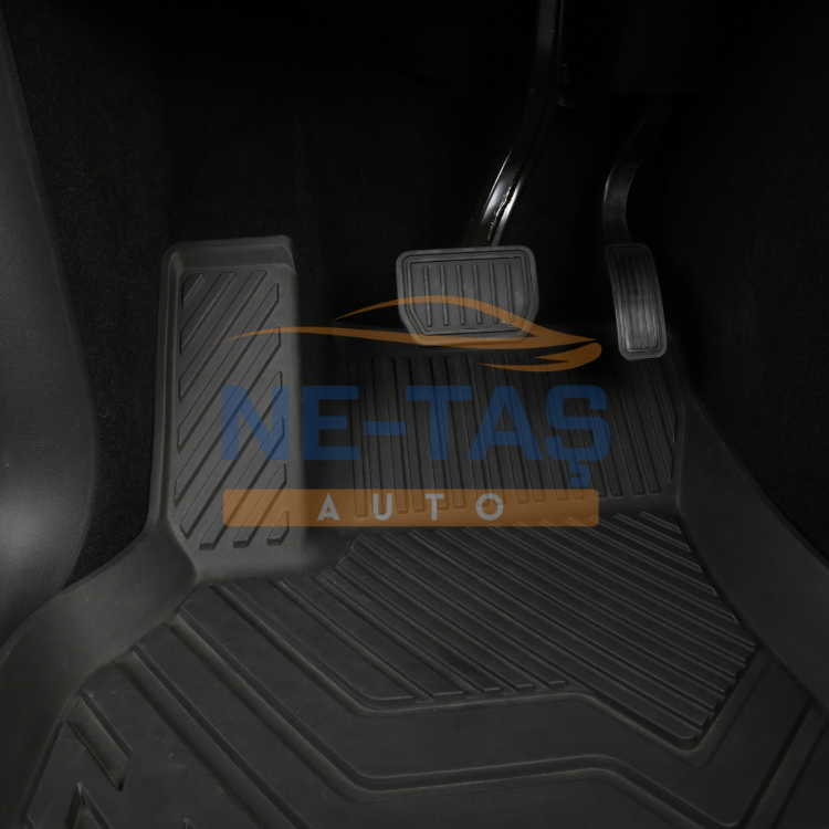 Tesla Model Y Ön Arka Kauçuk Paspas Takımı (Desenli)