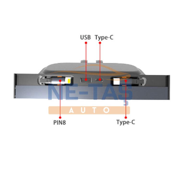 Model Y - 3 USB Type-C Şarj Çoklayıcı Adaptör