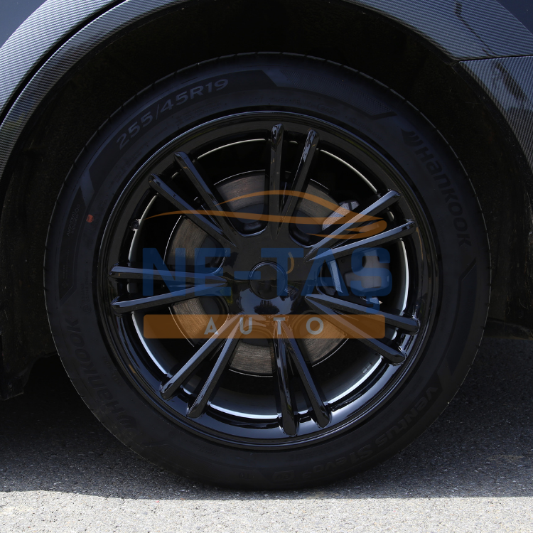 Tesla Model Y 19 İnç S-Sport V2 Jant Kapağı Parlak Siyah