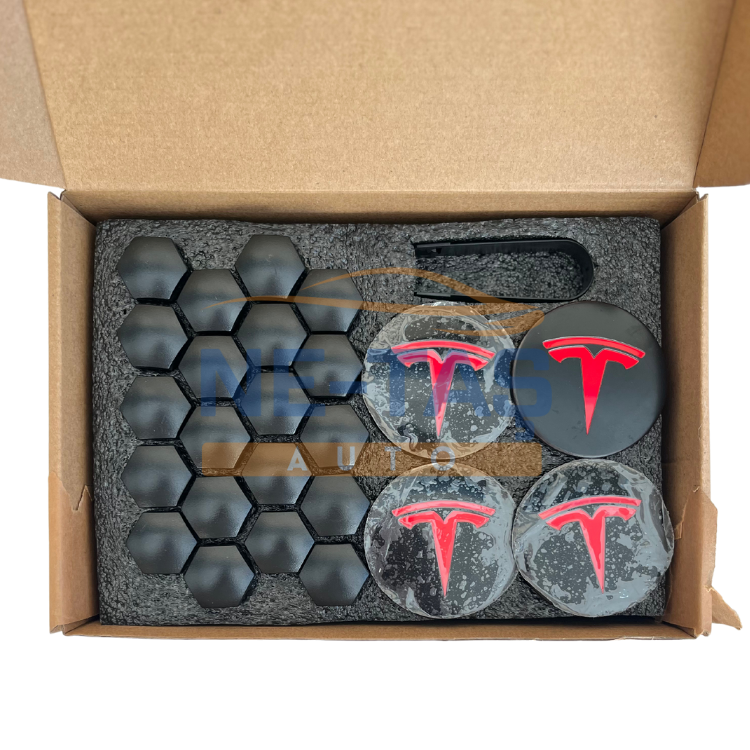 Tesla Model Y Orijinal Alüminyum Jant Göbek ve Bijon Kapakları