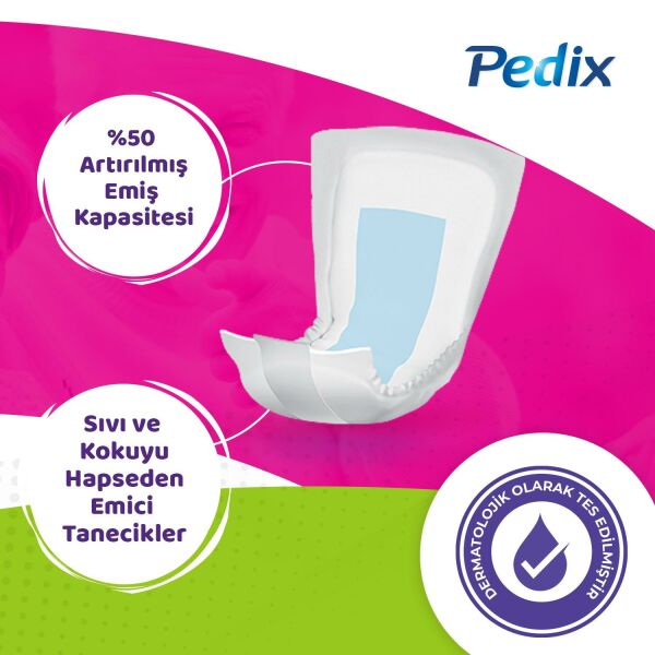 PEDİX MESANE PEDİ UNISEX ORTA BOY MEDIUM (M) 12*20 240 ADET