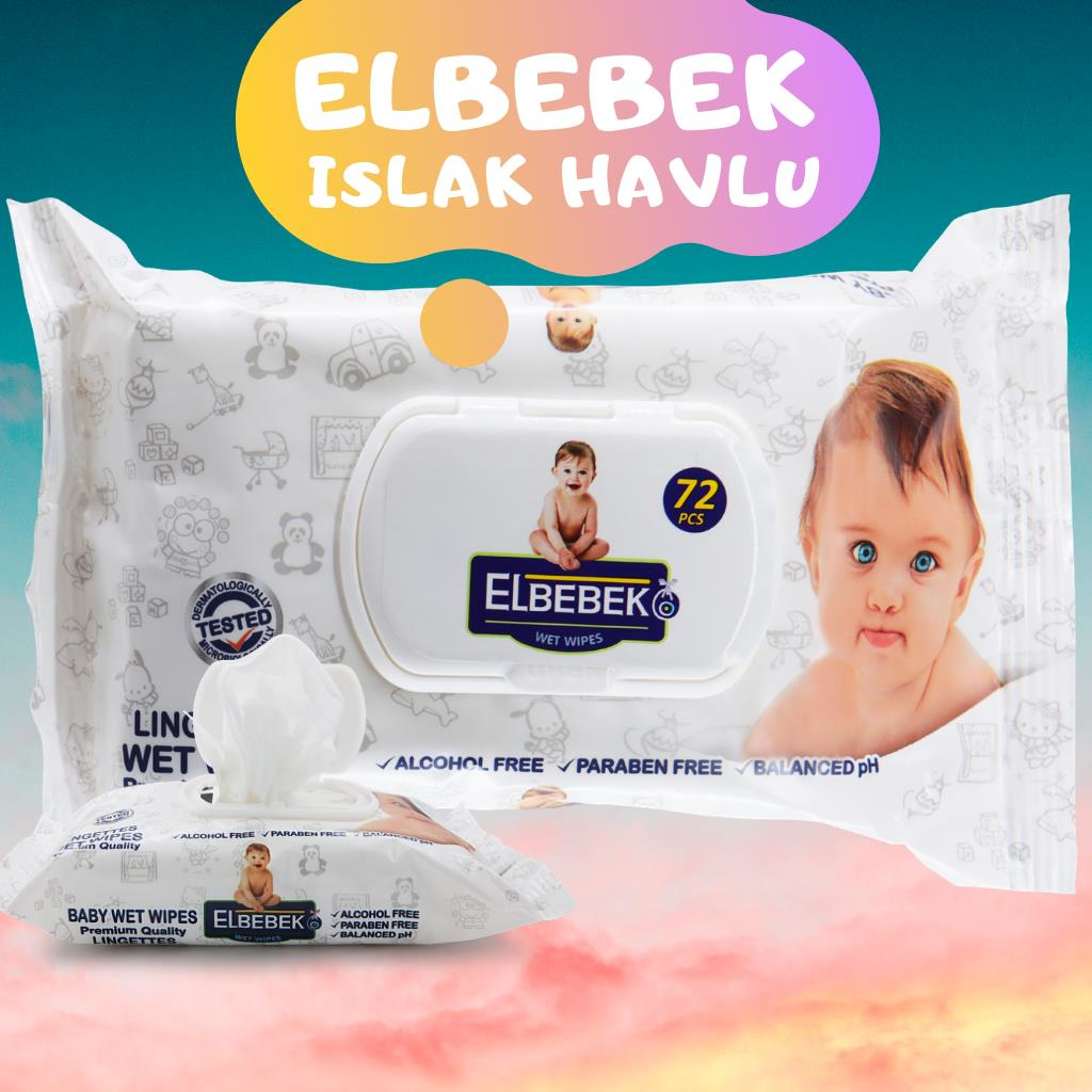 ELBEBEK ISLAK HAVLU MENDİL 72 YAPRAK