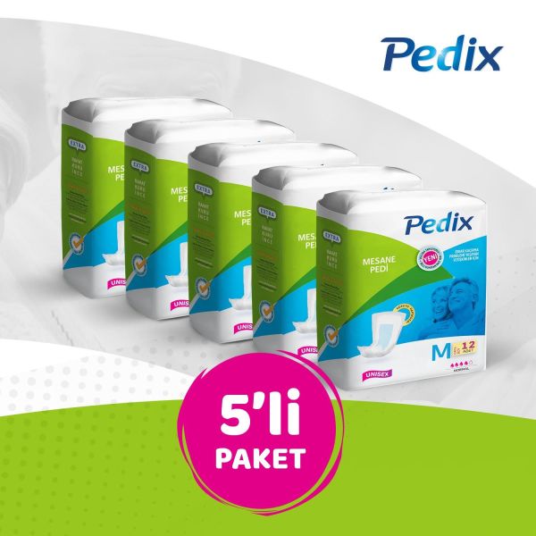 PEDİX MESANE PEDİ UNISEX ORTA BOY MEDIUM (M) 60 ADET