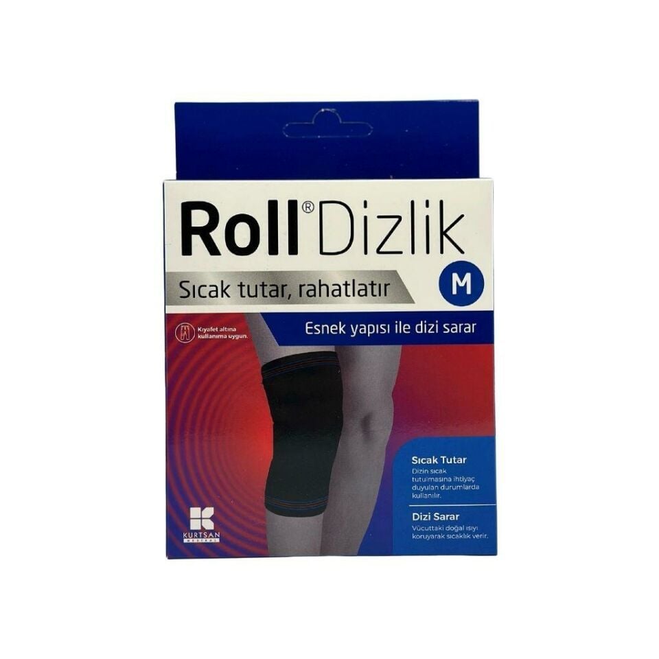 Roll Siyah Dizlik  - M