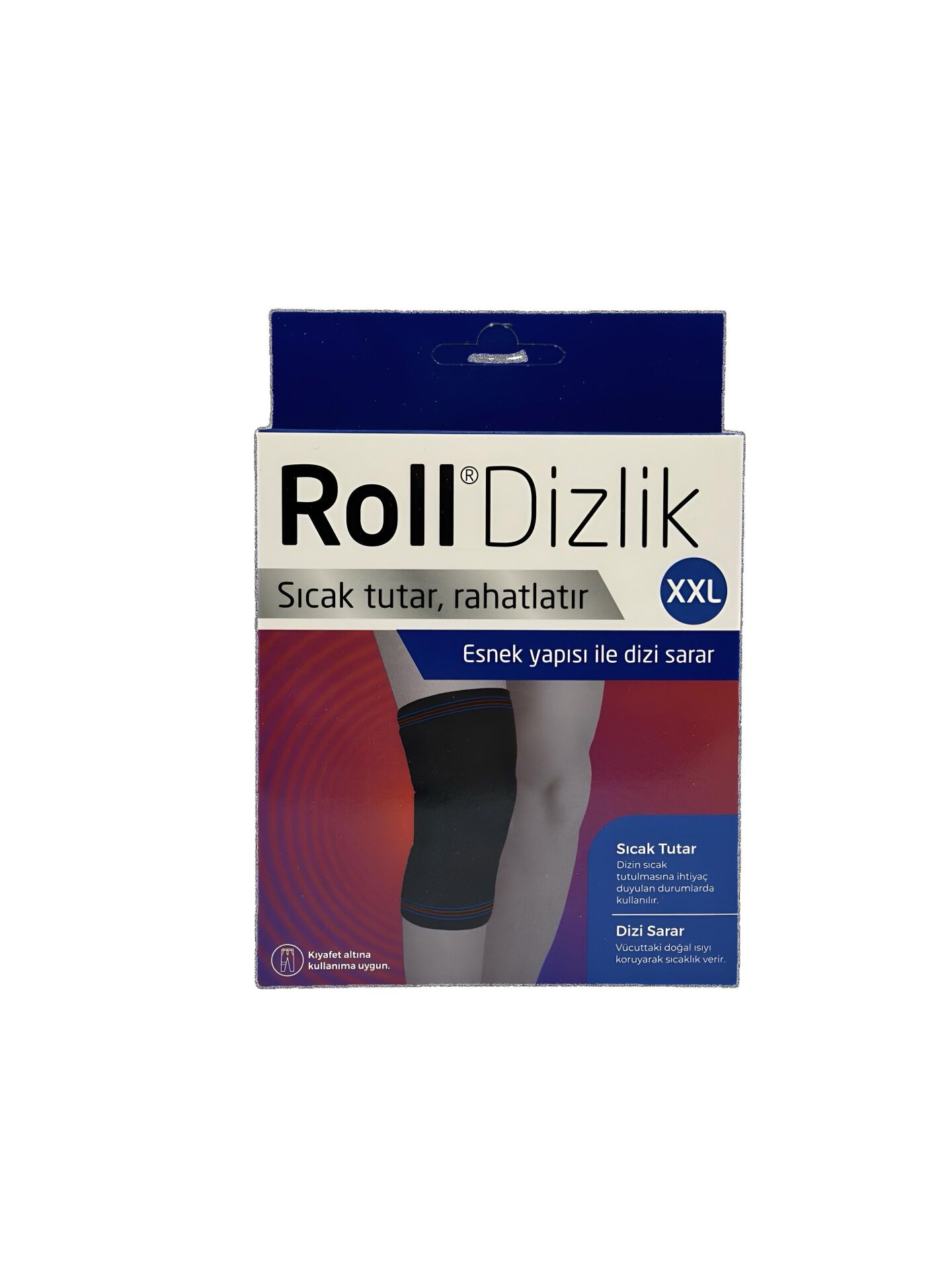 Roll Siyah Dizlik  - Xxl