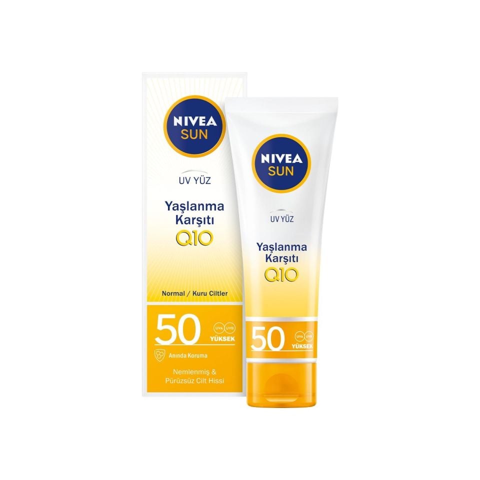 Nivea Sun 50 Ml - Yaşlanma Karşıtı Q10 Spf 50