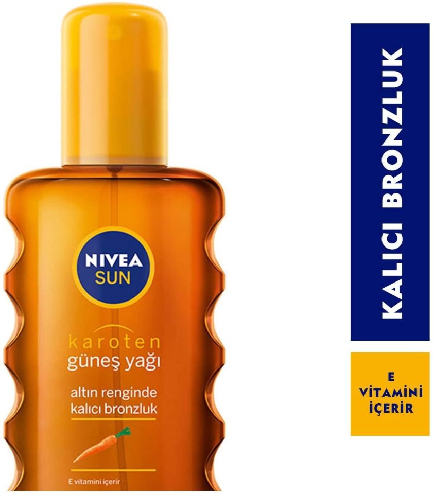 Nivea Sun 200 Ml Sprey - Karoten Güneş Yağı