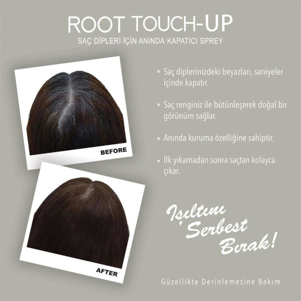 Neva Root Touch-Up Saç Dipleri İçin Anında Kapatıcı Sprey 75 ml - Kızıl