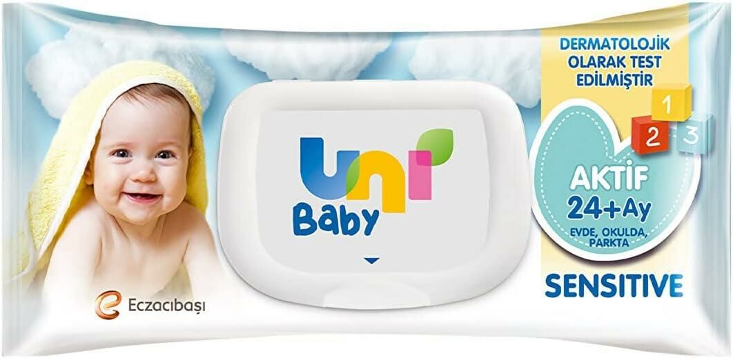 Uni Baby Aktif Sensetive Islak Mendil 90 Lı