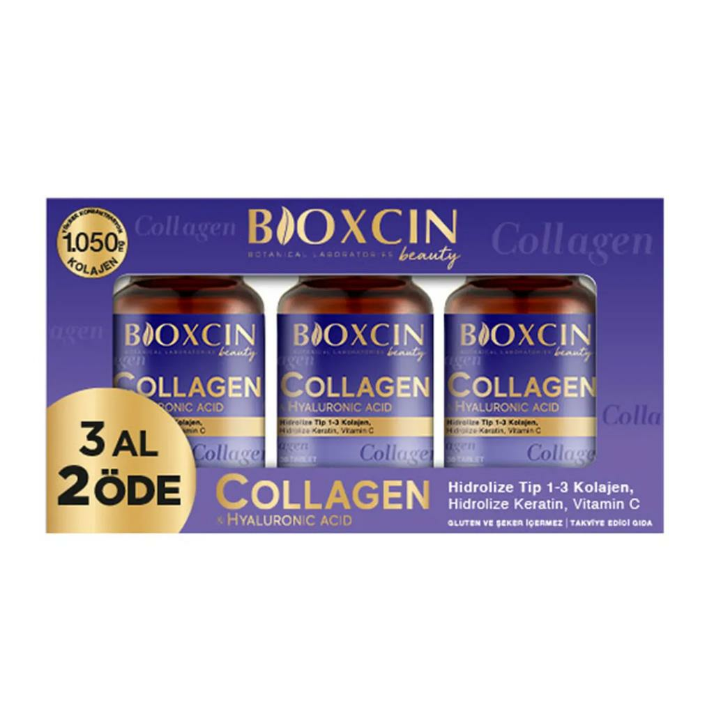 Bioxcin Collagen Hyaluronic Acid Hidrolize Tip 1-3 Kolajen 3 x 30 Tablet 3 Al 2 Öde