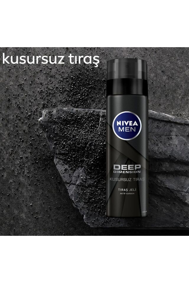 Nivea Men Tıraş Jeli Deep Dimensin 200 ml