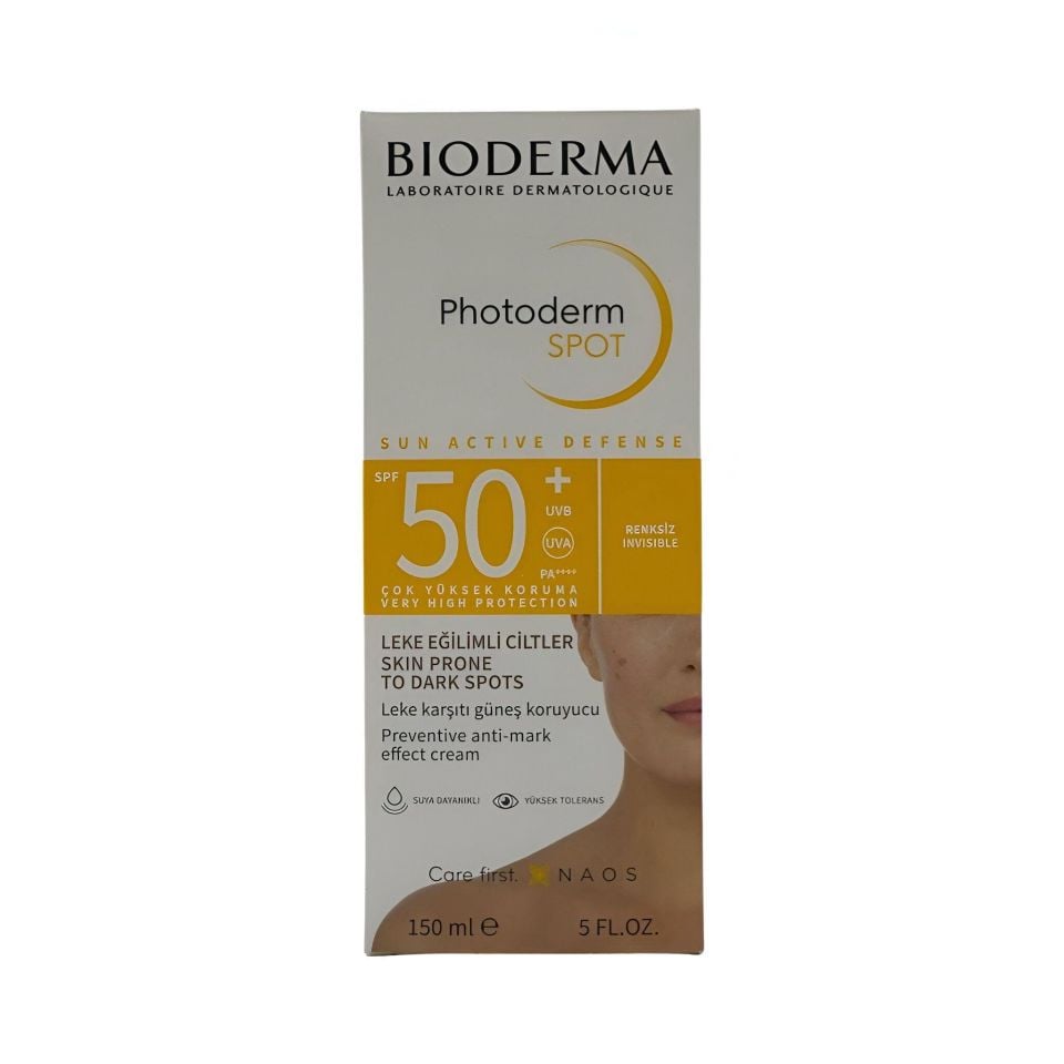 Bıoderma Photoderm Leke Eğilimli Ciltler İçin Renksiz Güneş Kremi Spf 50+ 150 ml