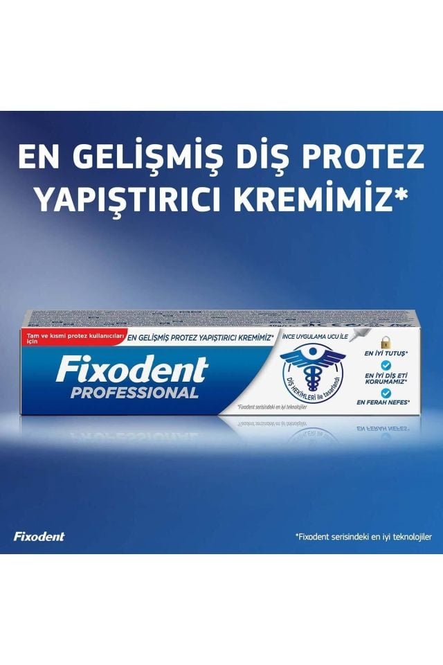 Fixodent Diş Protez Yapıştırıcı Krem Professional 40 gr